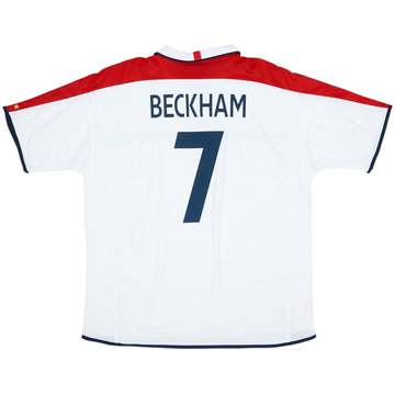 2003-05 England Home Shirt Beckham #7 (XXL)