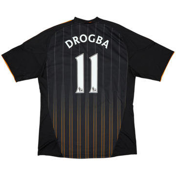 Camiseta de visitante del Chelsea 2010-11 Drogba #11 (L)