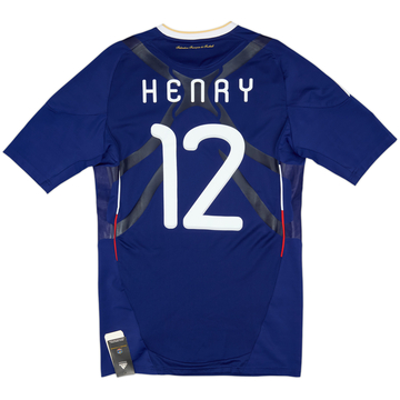 2009-10 France Player Issue Techfit Home Shirt Henry #12 (XL)