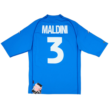 2000-01 Italy Home Shirt Maldini #3 (XXL)