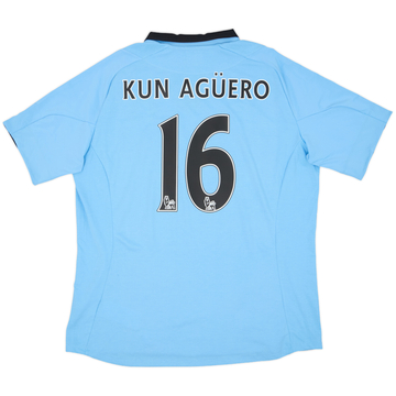 2012-13 Manchester City Home Shirt Kun Aguero #16 (XL)