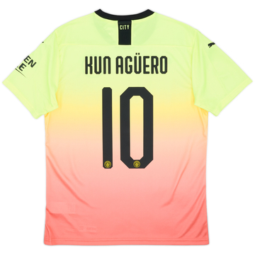 2019-20 Manchester City Third Shirt Kun Aguero #10 (M)