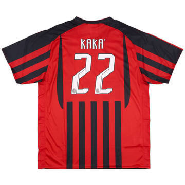 2007-08 AC Milan Home Leisure Shirt Kaka #22 (L)