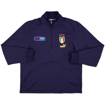 2004-06 Italy Puma 1/2 Zip Sweat Top - 9/10 - (XL)