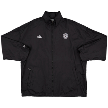 1994-95 Manchester United Umbro Hooded Rain Jacket - 7/10 - (L)