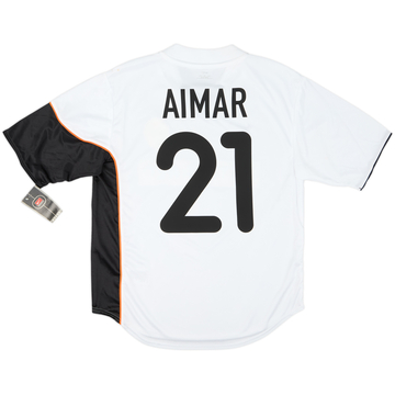 2001-02 Valencia Home Shirt Aimar #21 (M)