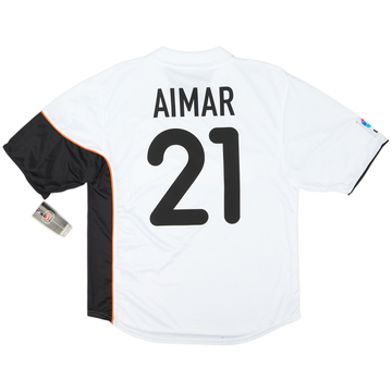 2001-02 Valencia Home Shirt Aimar #21 (M)
