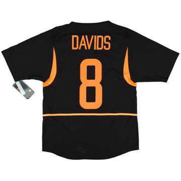 2002-04 Netherlands Away Shirt Davids #8 (S)