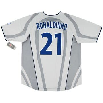 2001-02 Paris Saint-Germain Away Shirt Ronaldinho #21 (XL)