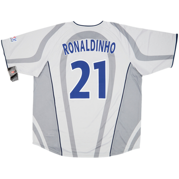 2001-02 Paris Saint-Germain Away Shirt Ronaldinho #21 (XXL)