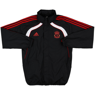 2010-11 Liverpool adidas Hooded Track Jacket - 9/10 - (L)