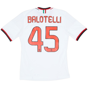 2013-14 AC Milan Away Shirt Balotelli #45 (S)