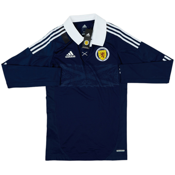 2011-13 Scotland Player Issue Techfit Home L/S Shirt (L)