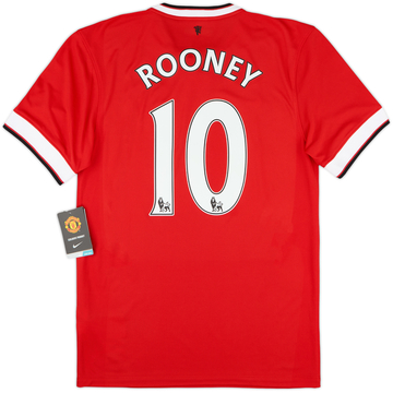 2014-15 Manchester United Home Shirt Rooney #10 (S)
