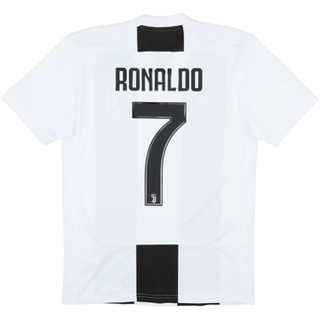 2018-19 Juventus Home Shirt Ronaldo #7 - 7/10 - (S)