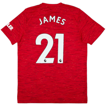 2020-21 Manchester United Home Shirt James #21 - 8/10 - (L)