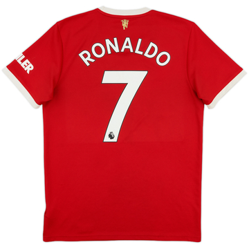 2021-22 Manchester United Home Shirt Ronaldo #7 - 6/10 - (M)