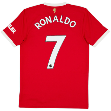 2021-22 Manchester United Home Shirt Ronaldo #7 - 8/10 - (S)