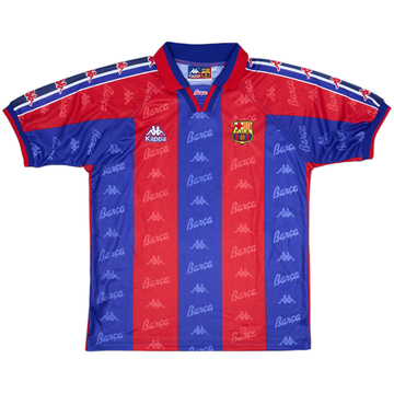 1995-97 Barcelona Home Shirt - 9/10 - (S)