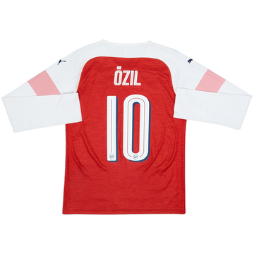 2018-19 Arsenal Home L/S Shirt Ozil #10 - 6/10 - (S)