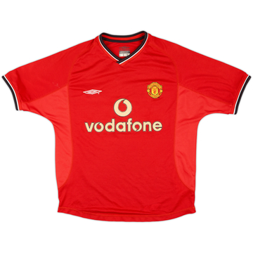 2000-02 Manchester United Home Shirt - 7/10 - (Y)
