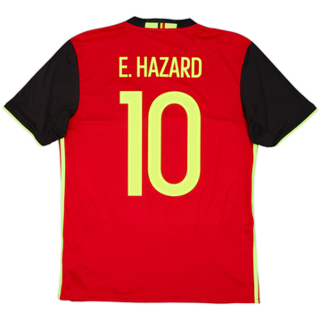 2016-17 Belgium Home Shirt E. Hazard #10 - 9/10 - (M)