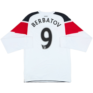 2010-12 Manchester United Away L/S Shirt Berbatov #9 - 5/10 - (S)