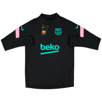 2020-21 Barcelona Nike 1/4 Zip Training Top (L.Boys)