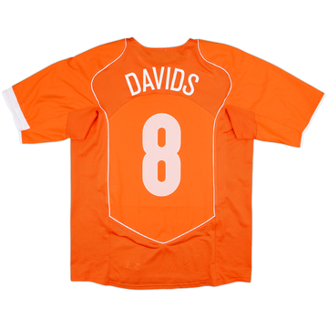 2004-06 Netherlands Home Shirt Davids #8 - 7/10 - (L)