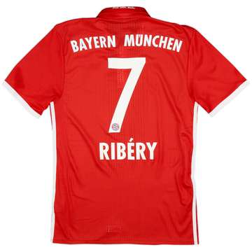 2016-17 Bayern Munich Authentic Home Shirt Ribery #7 - 8/10 - (S)