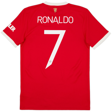 2021-22 Manchester United Home Shirt Ronaldo #7 - 8/10 - (S)