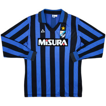 1986-88 Inter Milan Home L/S Shirt - 8/10 - (L)
