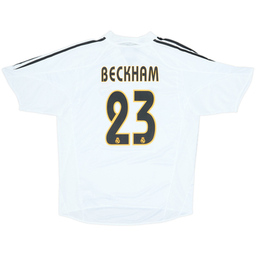 2004-05 Real Madrid Home Shirt Beckham #23 (L)