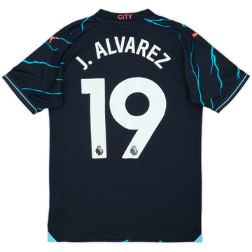 2023-24 Manchester City Third Shirt J. Alvarez #19 - 5/10 - (S)