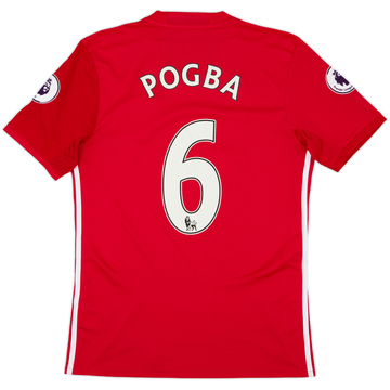 2016-17 Manchester United Home Shirt Pogba #6 - 7/10 - (S)