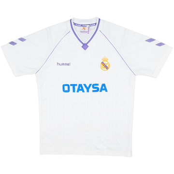 1990-91 Real Madrid Home Shirt - 7/10 - (L)
