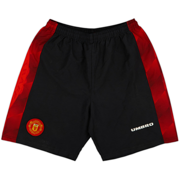 1996-98 Manchester United Alternate Home Shorts - 8/10 - (L)