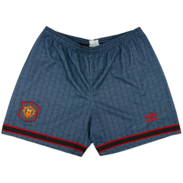 1995-96 Manchester United Away Shorts - 8/10 - (XL)