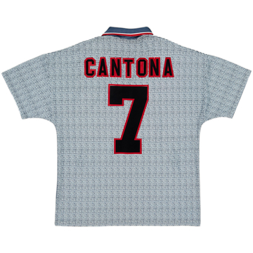 1995-96 Manchester United Away Shirt Cantona #7 - 8/10 - (L)