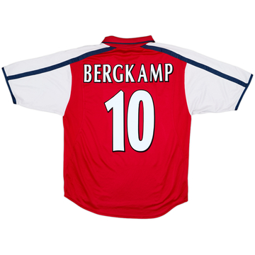 2000-02 Arsenal Home Shirt Bergkamp #10 - 6/10 - (S)