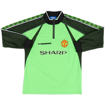 1998-99 Manchester United GK Shirt - 8/10 - (L.Boys)