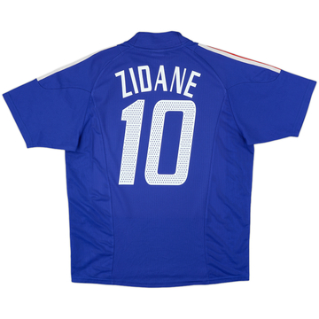 2002-04 France Home Shirt Zidane #10 - 9/10 - (L)