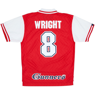 1996-98 Arsenal Home Shirt Wright #8 - 8/10 - (M)