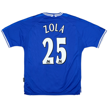1999-01 Chelsea Home Shirt Zola #25 - 7/10 - (L)