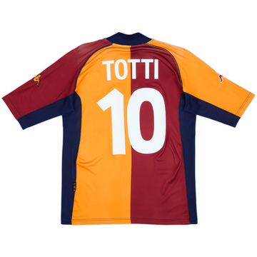2001-02 Roma European Shirt Totti #10 - 7/10 - (M)