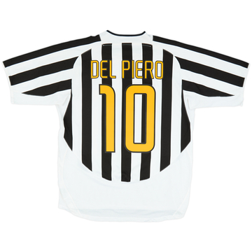 2003-04 Juventus Home Shirt Del Piero #10 - 7/10 - (L)