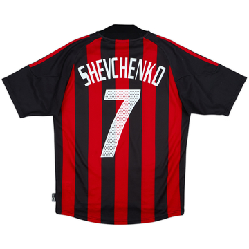2002-03 AC Milan Home Shirt Shevchenko #7 - 8/10 - (S)