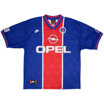 1995-96 Paris Saint-Germain Home Shirt - 8/10 - (L)