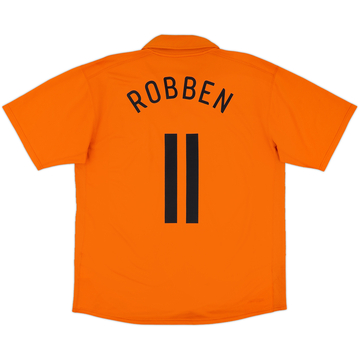 2006-08 Netherlands Home Shirt Robben #11 - 6/10 - (XL)