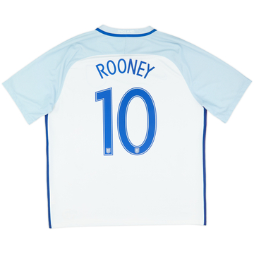 2016-17 England Home Shirt Rooney #10 - 6/10 - (XL)